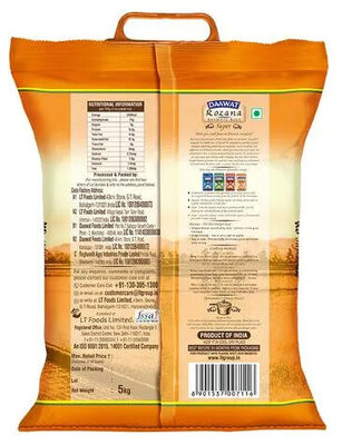 Daawat Rozana Basmati Rice 5kg
