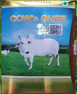 Patanjali Cow's Ghee 500ml